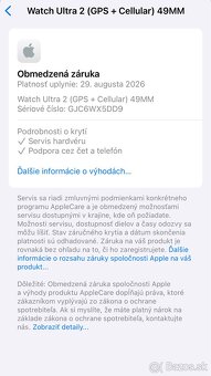 Apple Watch ULTRA 2 49mm LTE Black - nové, rok záruka - 12