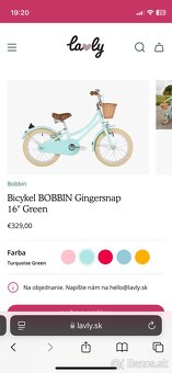 Detský bicykel zn.bobbin veľ.16"+kolobežka zdarma - 12