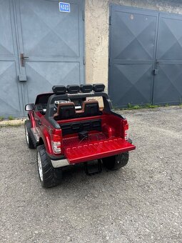 Elektrické autíčko Ford Ranger 4x4 - lakované - červené - 12