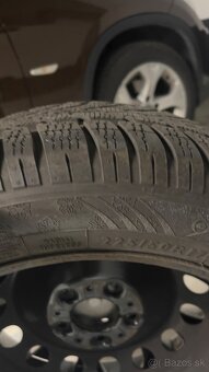 Komplet zimné kolesá 225/50R17 runflat vrátane krytov - 12