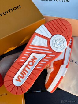 Louis vuitton tenisky orange full box - 12