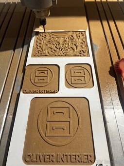 CNC frézovanie a 3D rezbárske práce(masív,MDF,plast) - 12