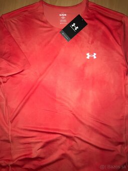 ŠPORTOVÉ TRIČKO UNDER ARMOUR červené - veľ. XL (L) + darček - 12