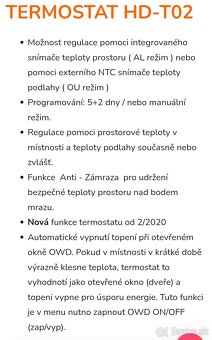 Termostat na podlahové kúrenie - 12