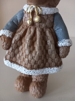 Sada 2ks stojacie keramické medvedíky - párik - 12