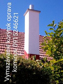 Vymazávanie korýtok oprava komínov 0915 246 621 - 12