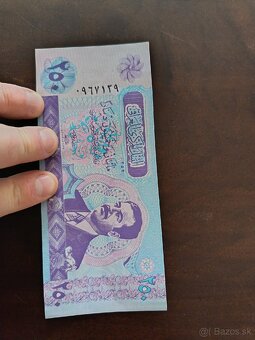Irackých bankovky – Saddam Hussein (originál, UNC) - 12