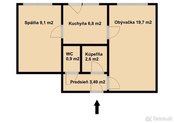 2 izb. byt po novej rekonštrukcii - Hanulova ul. - 12