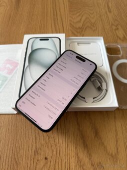 iPhone 15 128 gb Black - komplet príslušenstvo, záruka - 12