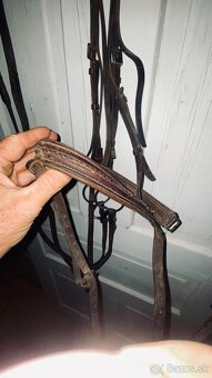 Predám uzdečku Stübben - hnedá koža - veľkosť Full - 12