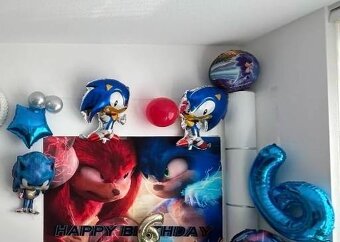 Nové balóny Ježko Sonic 68cm/ Knuckles 82cm - AŽ 15/16/17ks - 12