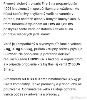 Plynový varič na propan butan - 12