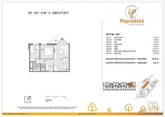 3 izbový byt s balkónom, Byty Popradská - 12