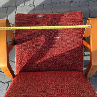Kreslo Tatra Nabytok Frantisek Jirak 1960 2ks na renovaciu - 12