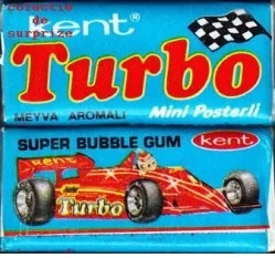 Obrázky áut zo žuvačiek Kent Turbo - 12