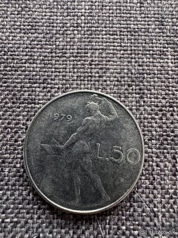 Taliansko: 500 Lír 2 ks (1986, 1984) + 100 Lír 2 ks + 50 Lír - 12