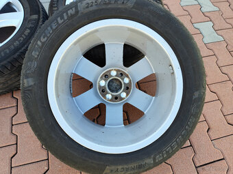 Disky Audi R17 + letné pneu Michelin Primacy 4 225/55 R17 - 12