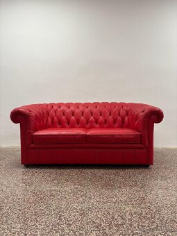 CHESTERFIELD ŠTÝL,KOŽENÁ SEDAČKA - 12