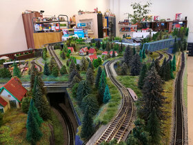 Kolejiště TT+N 350x220 cm - 12