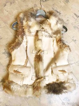 Kožušinová vesta S/M - 12