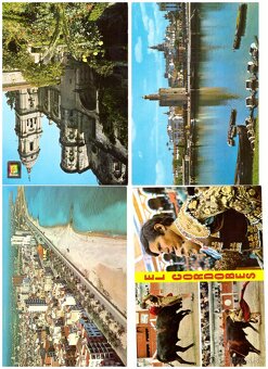 Pohľadnice mix svet farebne 1 - 12