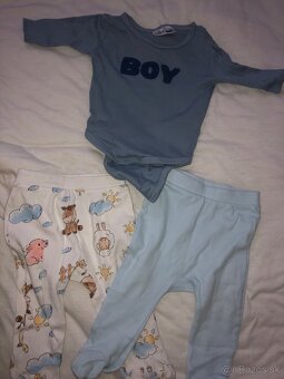 Detske chlapcenske oblecenie 0-6mesiacov - 12