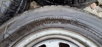 Plecháče 165/70 R13 + rezerva - 12