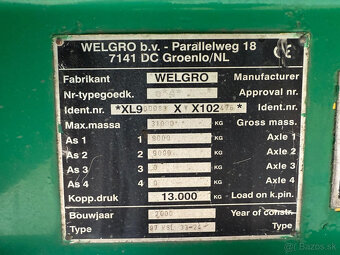 Prodám cisternový návěs WELGRO WSL 90 - 12