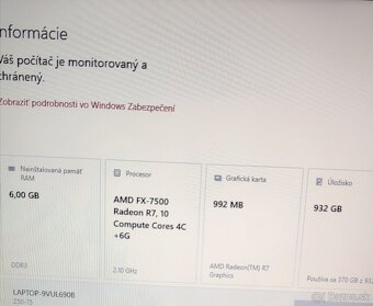 Predám notebook Lenovo Z50-75 - 12