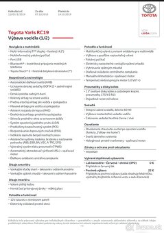 Toyota Yaris 2019 - automat benzín 1.5 - 12