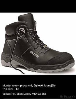 Veľkosť 41, MIX, kvalitné pracovné topánky, TOP - 12