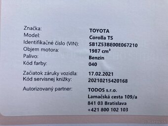 Toyota Corolla combi 2.0 Hybrid 112kW - TOP stav - 12