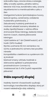 Garmin Vivoactive 4s top stav - 12
