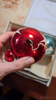 Retro vianocne ozdoby - 6 ks gul - 12