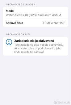 Apple Watch 10 46mm Jet black - rok záruka, nepoužité - 12