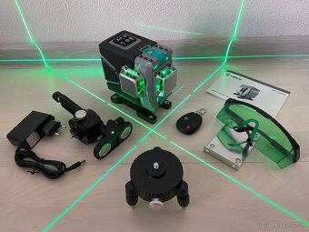 PROFI 12 líniový samonivelačný 3D laser, diaľkový ovládač - 12