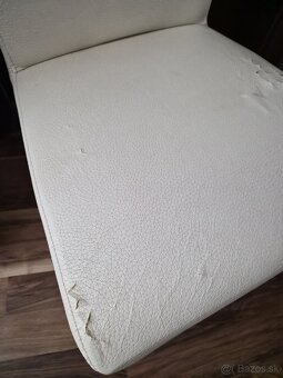 Jedálenské stoličky z ekokože 4ks - 12