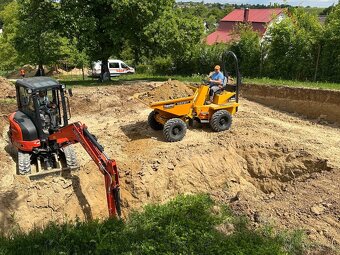 VÝKOPY BAGROM A DUMPER 3t - 12