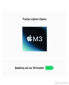 Apple Macbook M3(2024) 15.3”( v záruke )+ klavesnica gratis - 12