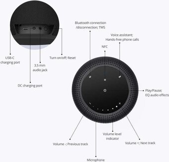 Tronsmart Element T6 Max 60W prenosný reproduktor Bluetooth - 12