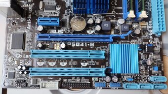 Predám základnú dosku Asus P5G41-M + ram + cpu + gpu - 12