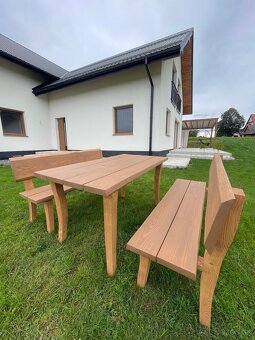 Záhradný nabytok z masívu - doprava po Slovensku 25€ - 12