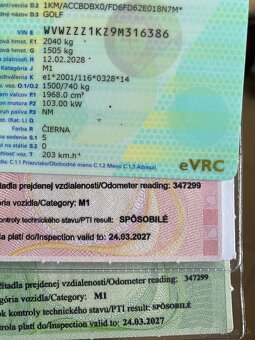 VW Golf Combi 2.0TDi 103kW DSG, r.v.:2009 - 12