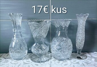 Krištáľ - misa , poháre, - 12