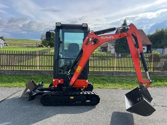 Minibagr Kubota KX019-4 hyd.podvozek / 2x lžíce - 12