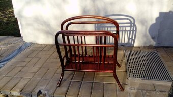 THONET Bank Vienna: Držiak na časopisy a Hojdacie kreslo - 12