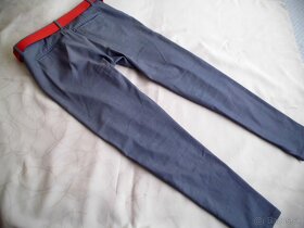 Zara pánske chino nohavice elastan M - 12