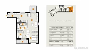 Predám priestranný 3-izbový byt v novostavbe RNDZ v Rači - 12