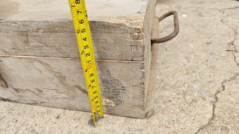 Vojenska drevena krabica bedňa 3. - 12