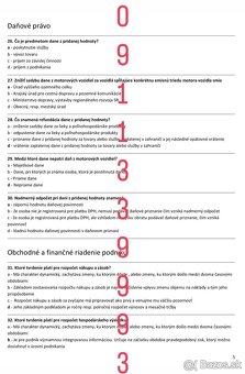 Ponúkam testové otázky na skúšku z medzinárodnej dopravy - 12